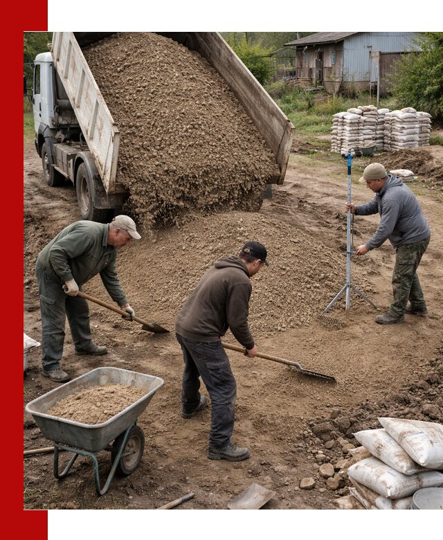 Керамзитовый песок с доставкой в Сосногорске оптом и в розницу