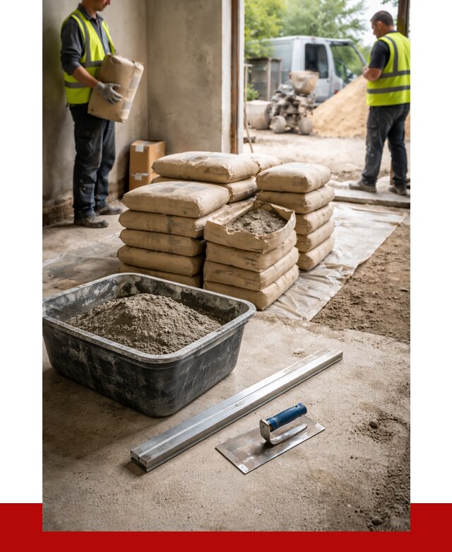Купить сухую смесь для стяжки в Сосногорске от 4642 р. | ПРОНЕРУДСно