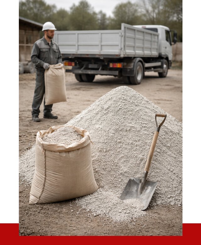 Купить доломитовая мука в Сосногорске от 4642 р. за куб | ПРОНЕРУДСно