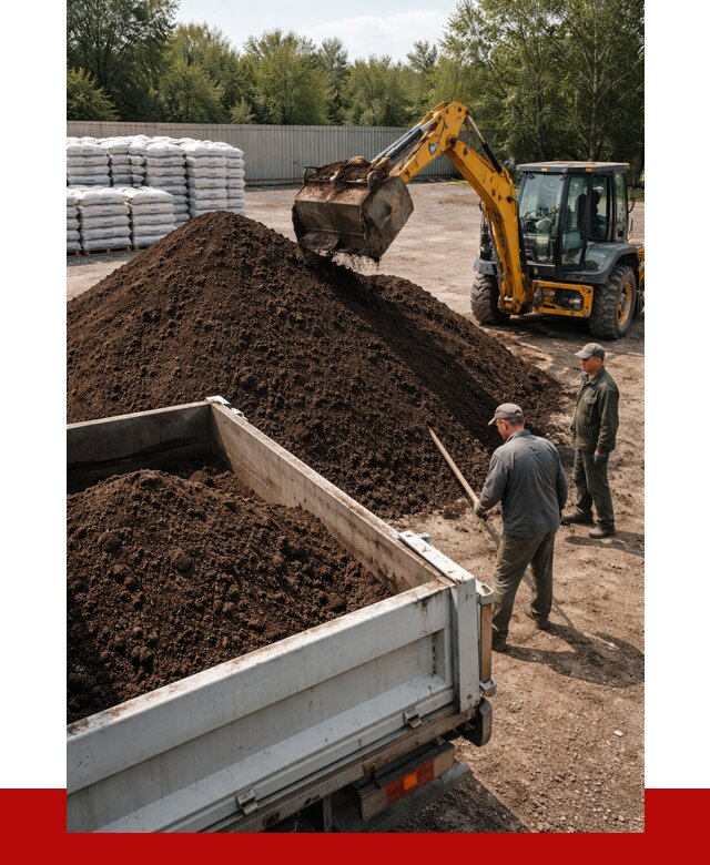 Растительный грунт с доставкой в Сосногорске от 3301 р. | ПРОНЕРУДСно