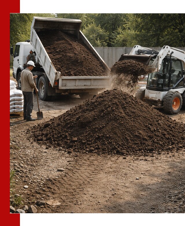 Доставка растительного грунта в Сосногорске от производителя оптом и в розницу