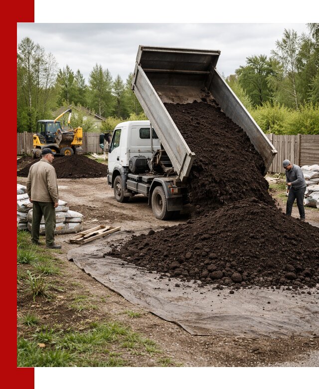 Доставка качественного почвогрунта в Сосногорске оптом и в розницу