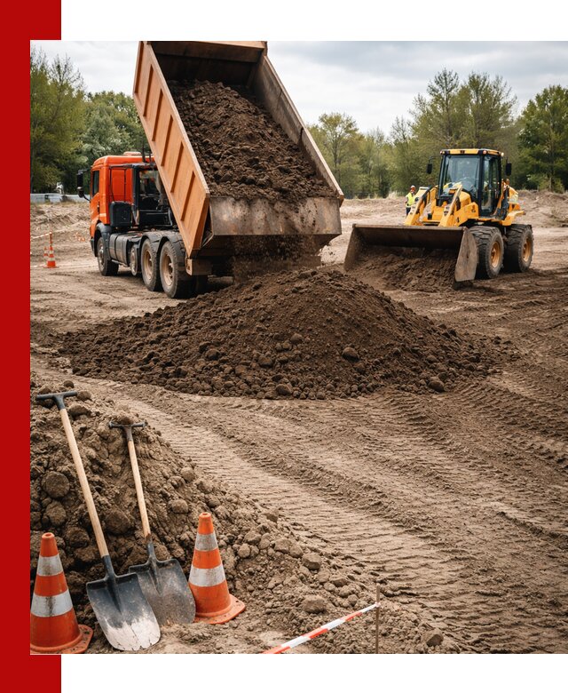 Поставка и доставка планировочного грунта в Сосногорске
