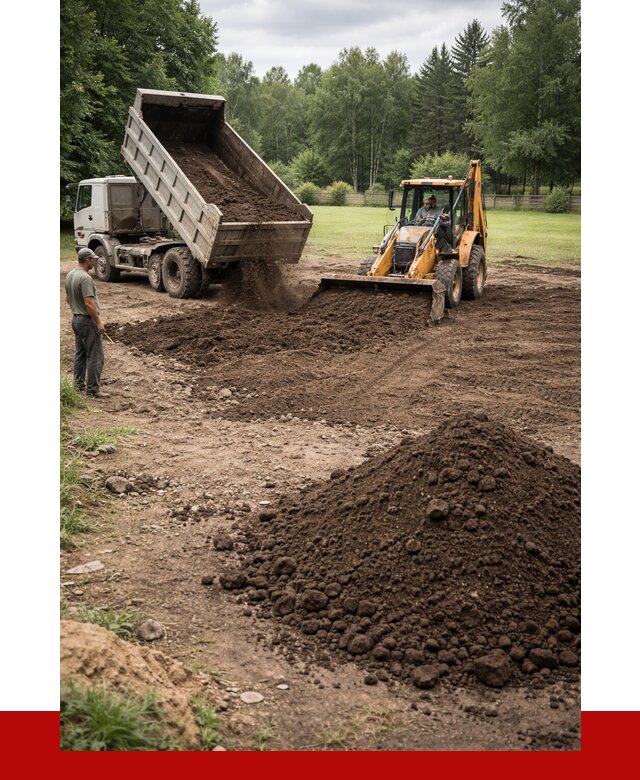 Грунт для выравнивания участка в Сосногорске от 1238 р. | ПРОНЕРУДСно