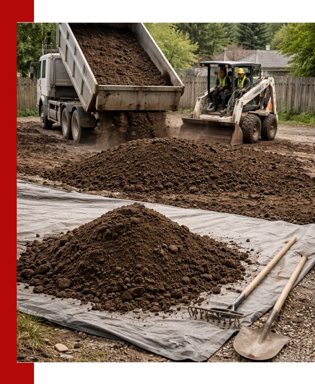 Грунт для отсыпки участка с доставкой в Сосногорске