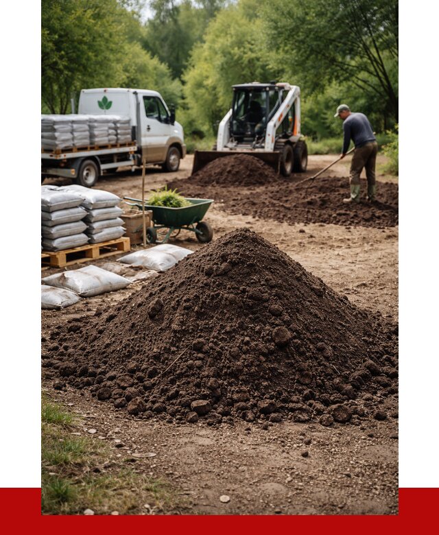 Грунт для озеленения с доставкой в Сосногорске от 1857 р. | ПРОНЕРУДСно