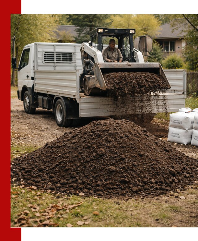 Доставка садовой земли в больших объёмах в Сосногорске