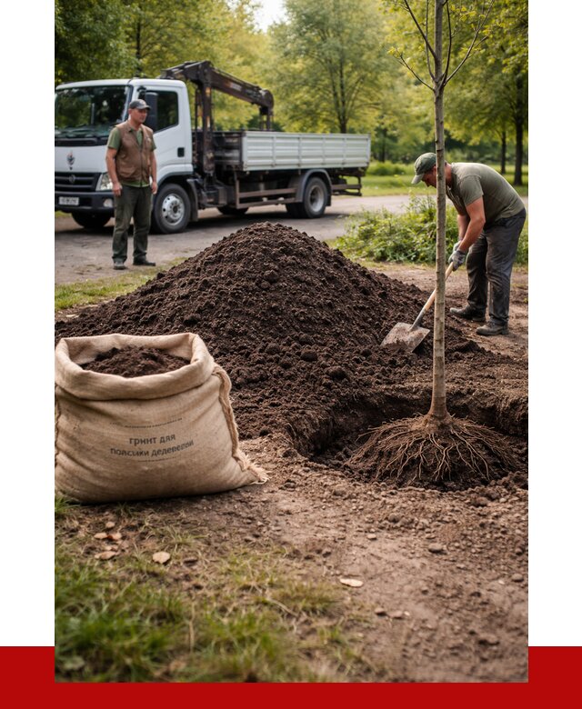 Грунт для посадки деревьев в Сосногорске от 1238 р. | ПРОНЕРУДСно