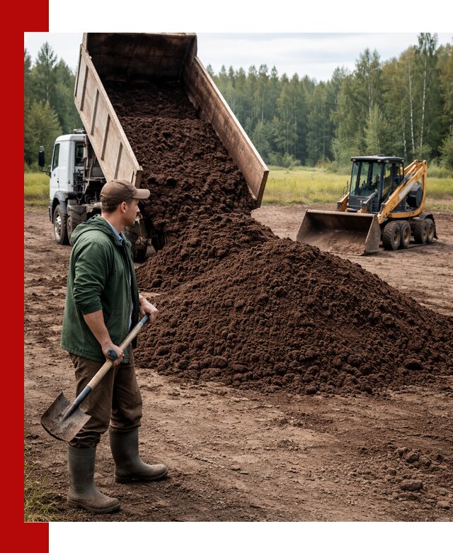 Купить верховой торф с доставкой в Сосногорске для садоводства и растений