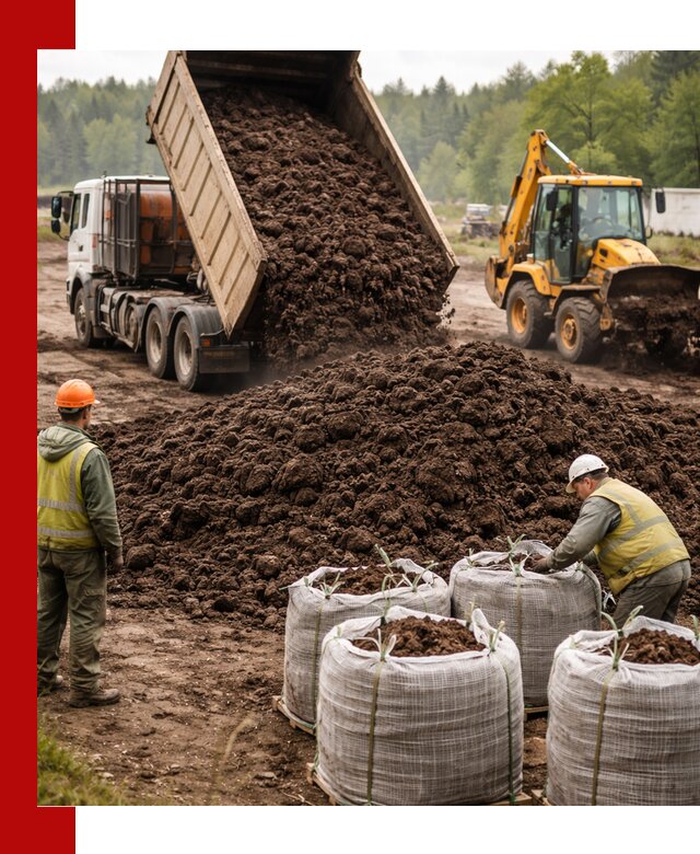 Доставка нейтрального торфа в Сосногорске оптом и в розницу