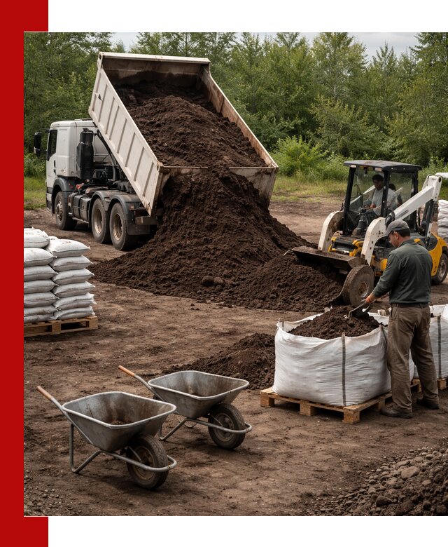Доставка и продажа торфогрунта в Сосногорске оптом и в розницу