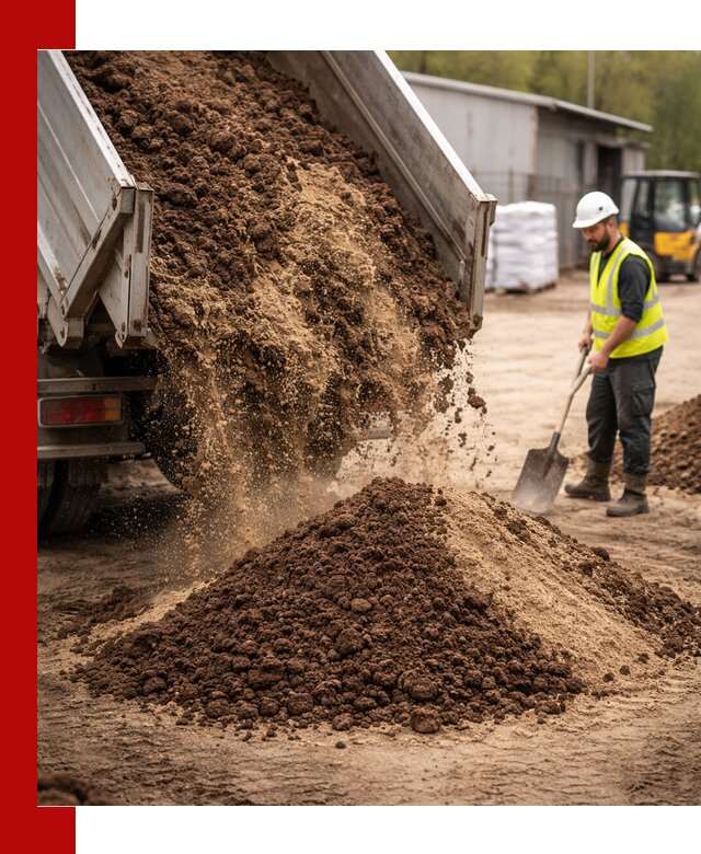 Доставка торфо-песчаной смеси в Сосногорске для строительства и озеленения