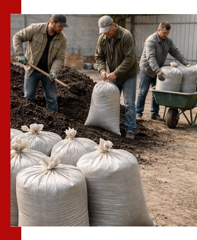 Купить чернозем в мешках с доставкой в Сосногорске