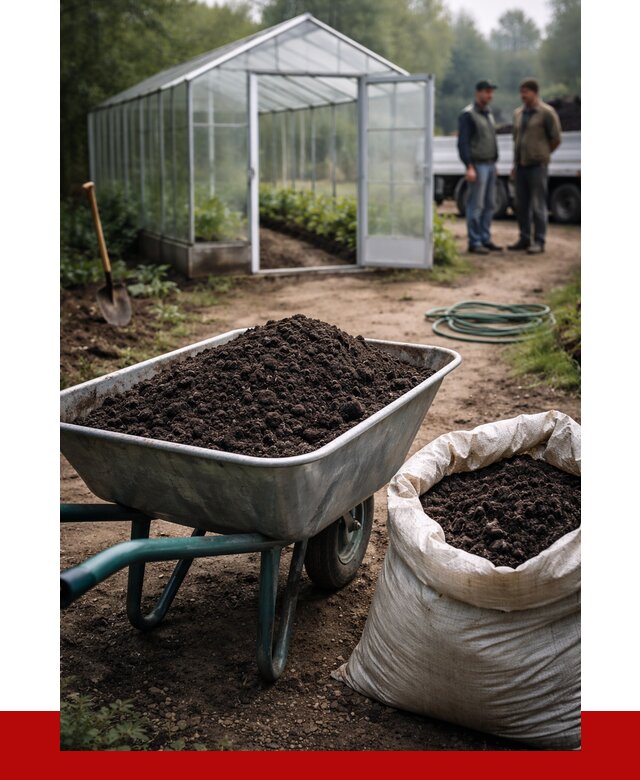 Чернозем для теплицы в Сосногорске с доставкой от 1547 р. | ПРОНЕРУДСно