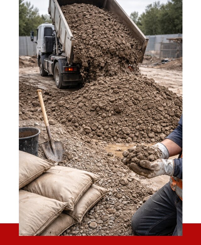 Купить глина для засыпки в Сосногорске от 1238 р. за куб | ПРОНЕРУДСно