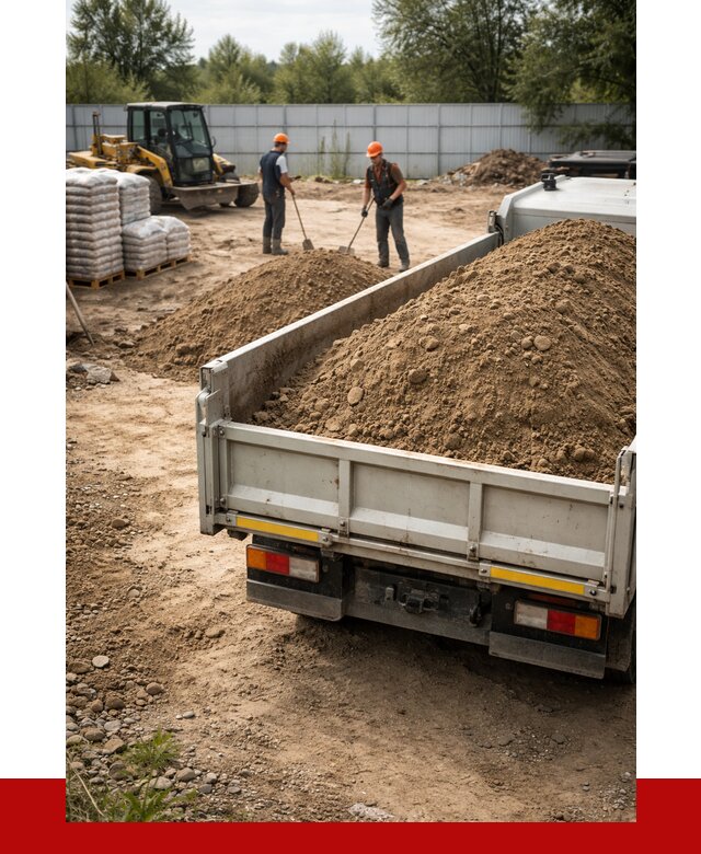 Супесь с доставкой в Сосногорске от 2527 р. за куб | ПРОНЕРУДСно