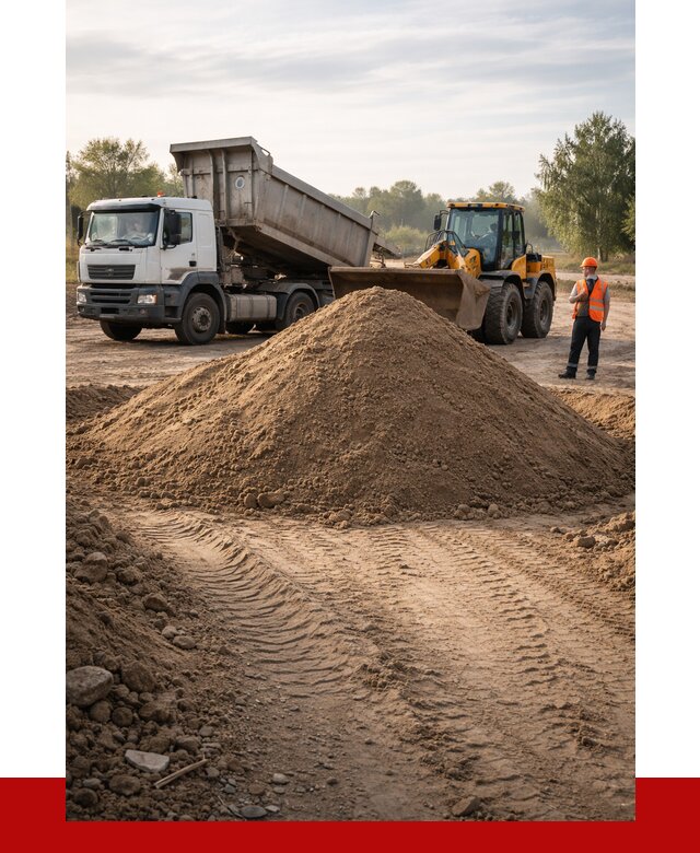 Купить песчаный грунт с доставкой в Сосногорске от 4333 р. | ПРОНЕРУДСно