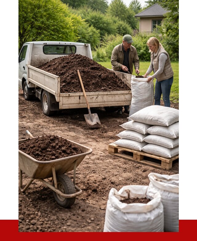 Перегной в мешках с доставкой в Сосногорске от 2270 р. | ПРОНЕРУДСно