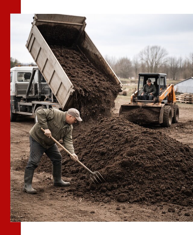 Доставка и продажа перегноя в Сосногорске быстро и дешево