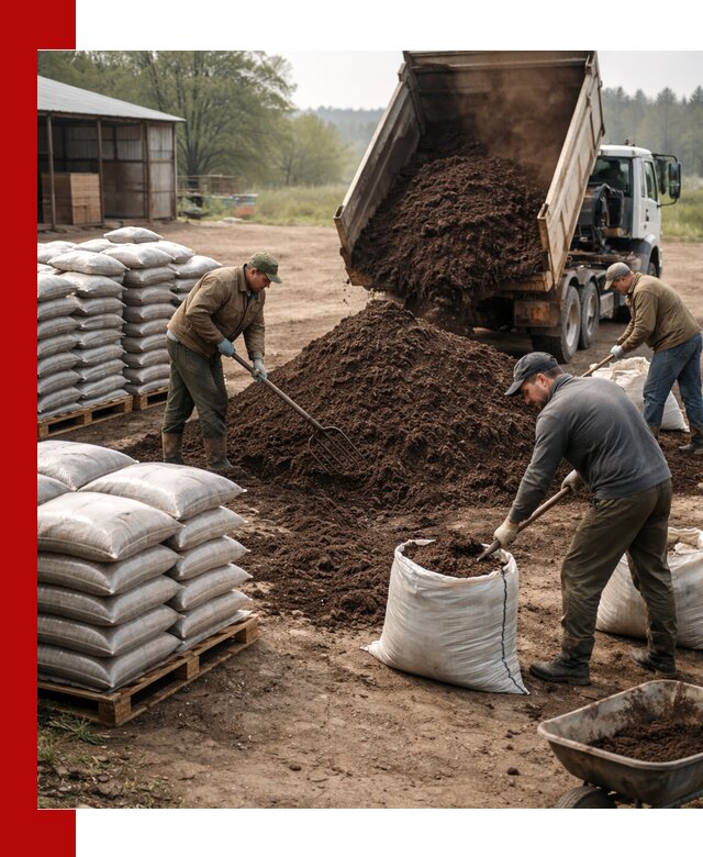 Доставка компоста оптом и в розницу в Сосногорске