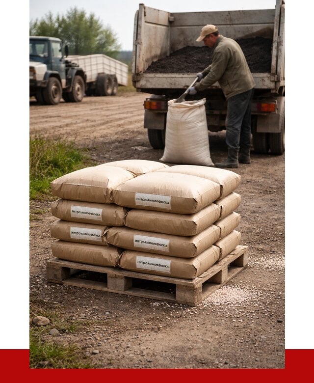 Купить нитроаммофоска в Сосногорске от 4333 р. за куб | ПРОНЕРУДСно