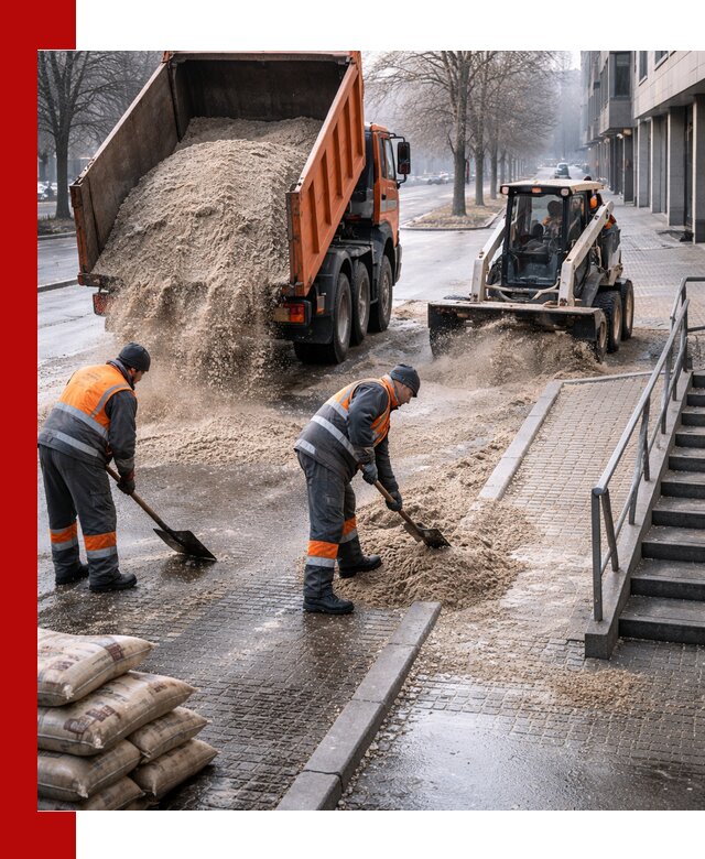 Поставка противогололедных материалов в Сосногорске