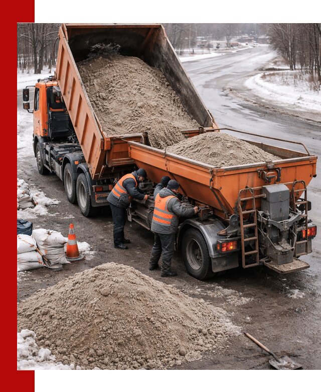 Поставка и вывоз пескосоля в Сосногорске оптом и в розницу