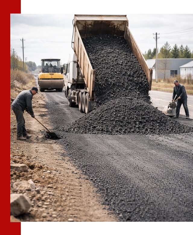 Асфальтовая крошка для дорог в Сосногорске — поставка и доставка