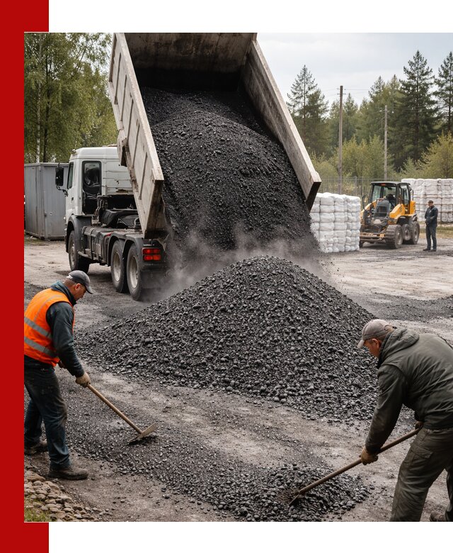 Доставка и продажа асфальтного гранулята в Сосногорске
