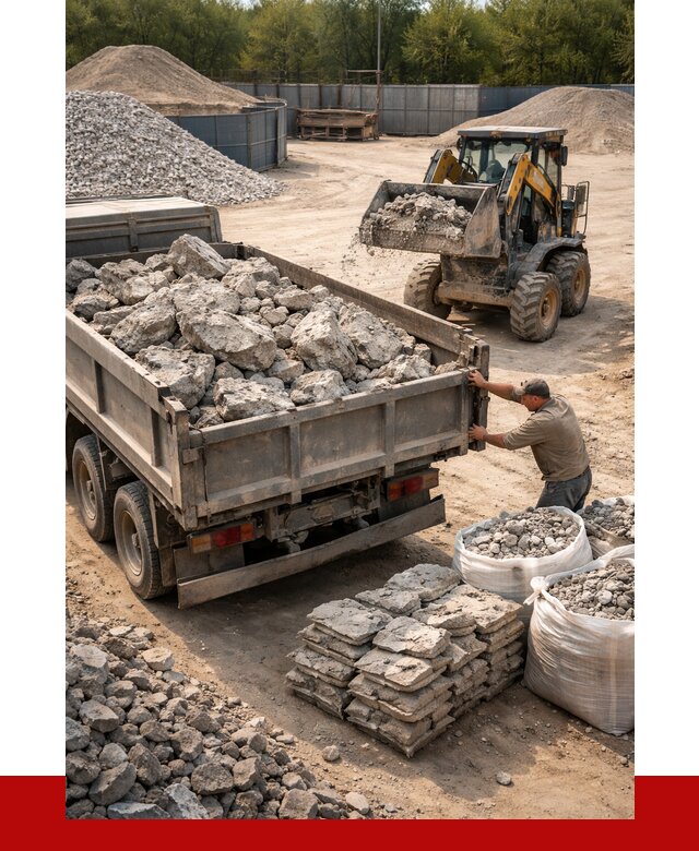 Купить бой бетона с доставкой в Сосногорске от 4952 р. | ПРОНЕРУДСно