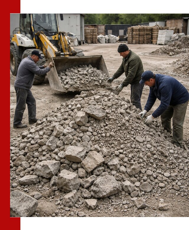 Демонтаж и вывоз бой бетона в Сосногорске