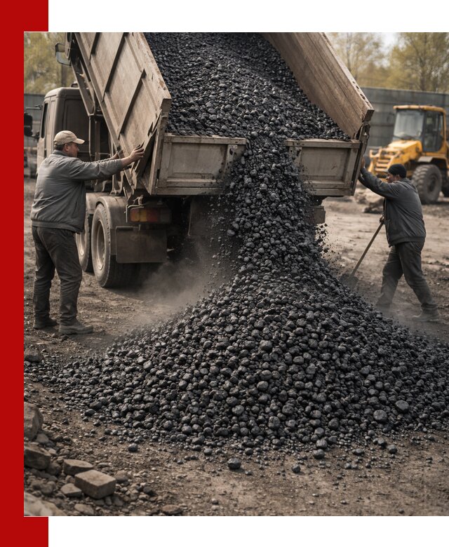 Доставка угля семечка самосвалами в Сосногорске