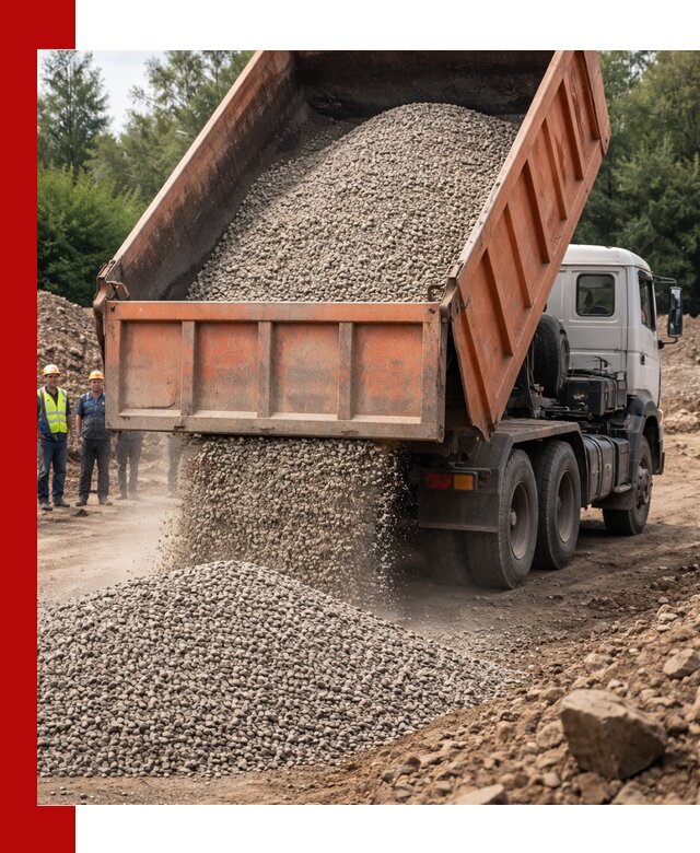 Доставка сыпучих материалов самосвалом в Сосногорске быстро и надежно