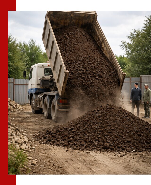 Доставка самосвалом 10 кубов в Сосногорске быстро и надёжно