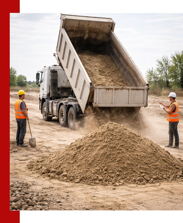 Доставка самосвалом 15 кубов в Сосногорске за город и по городу