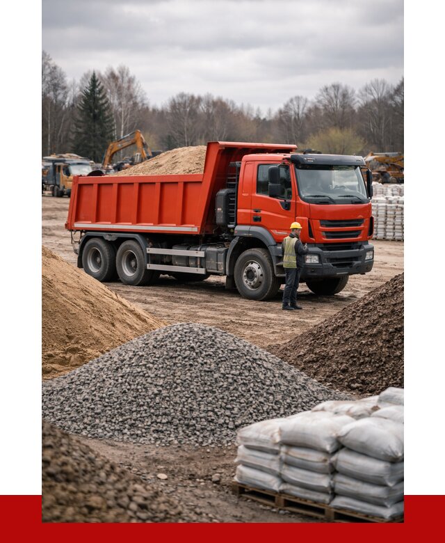 Доставка самосвалом 25 кубов в Сосногорске от 7737 р. | ПРОНЕРУДСно