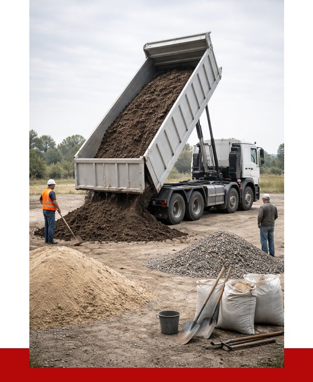 Доставка самосвалом 30 кубов в Сосногорске от 8769 р. | ПРОНЕРУДСно