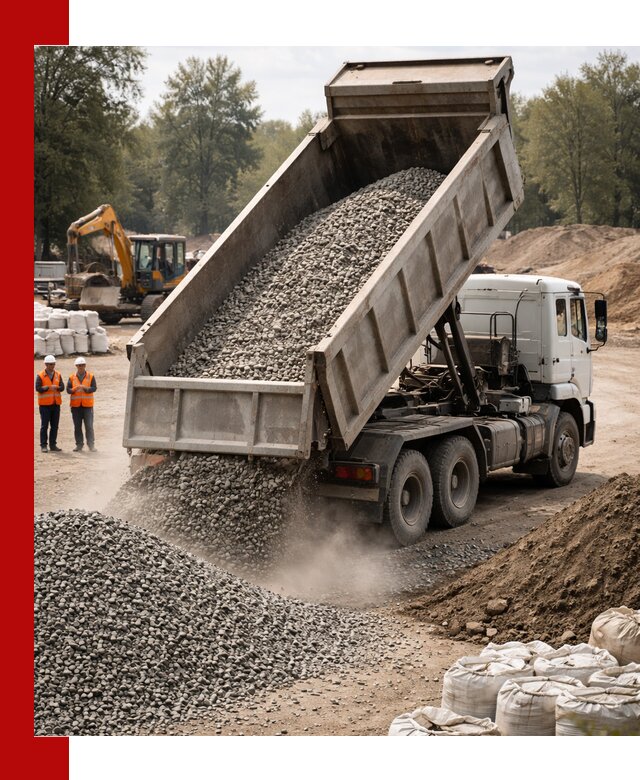 Аренда самосвала в Сосногорске для доставки сыпучих и нерудных материалов