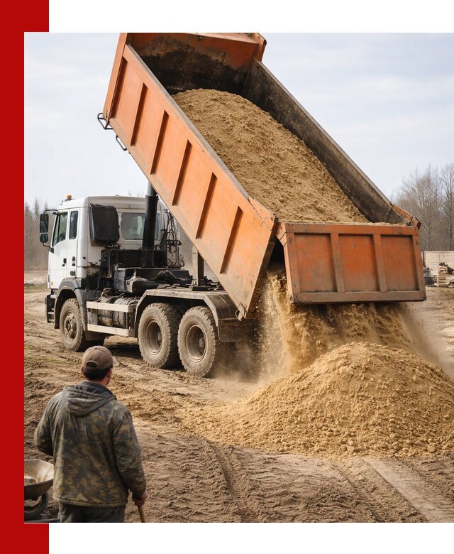 Аренда самосвала 20 тонн для перевозки грузов в Сосногорске