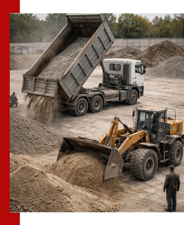 Перевозка сыпучих грузов самосвалами и бортовыми в Сосногорске