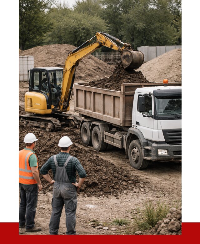 Вывоз грунта в Сосногорске от 4642 р. самосвалом | ПРОНЕРУДСно