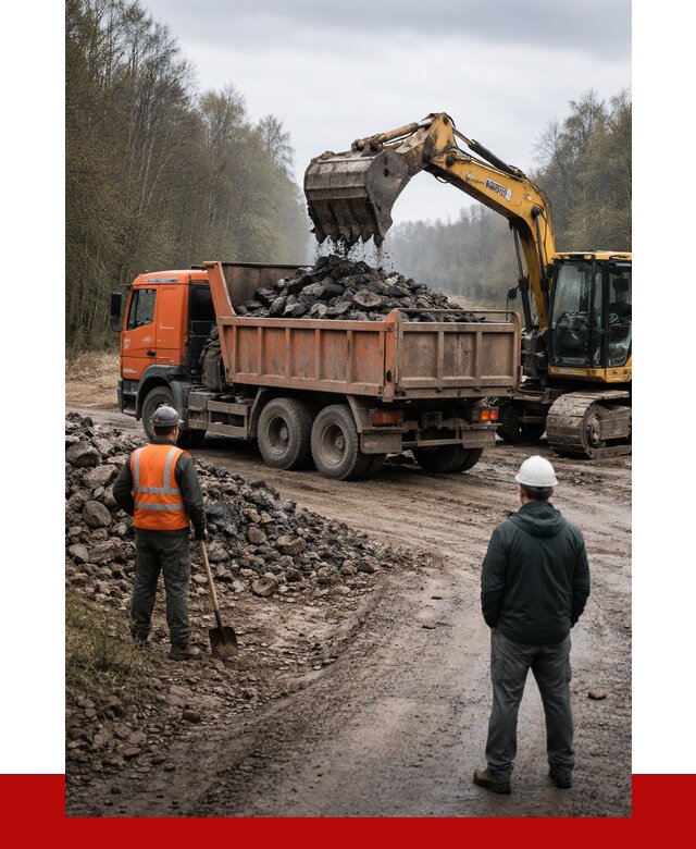 Вывоз асфальта в Сосногорске от 4642 р. самосвалом ПРОНЕРУДСно