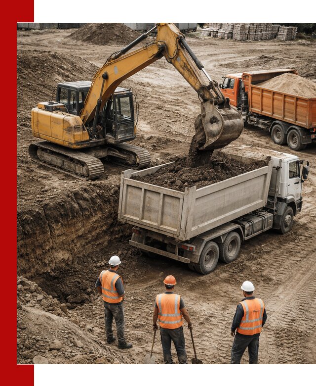 Разработка грунта для строительства и благоустройства в Сосногорске