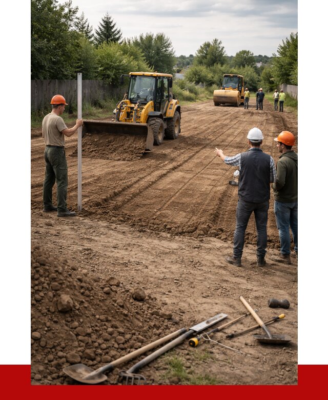 Планировка участка грунтом в Сосногорске от 4642 р ПРОНЕРУДСно