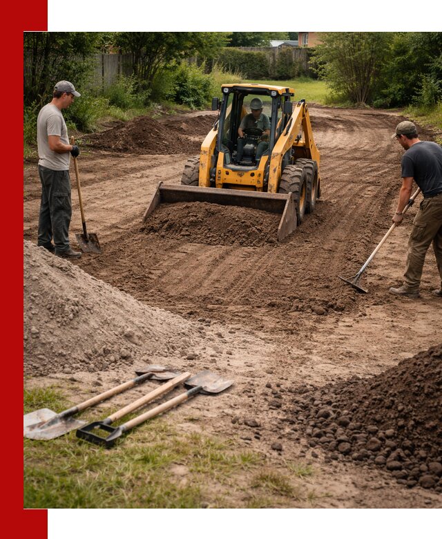 Планировка участка грунтом с вывозом и доставкой в Сосногорске