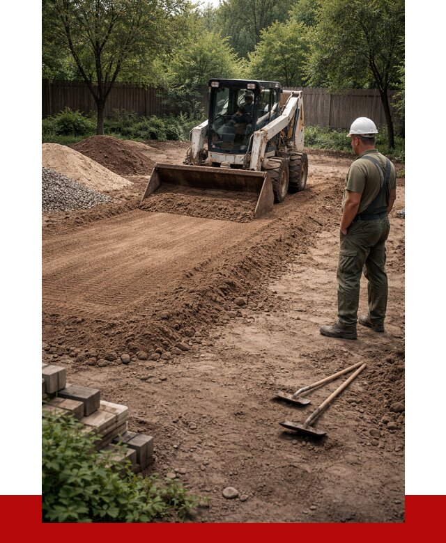 Выравнивание участка под ключ в Сосногорске от 3611 р. | ПРОНЕРУДСно