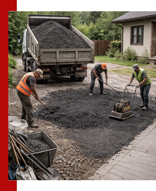 Асфальтовая крошка для двора с доставкой в Сосногорске